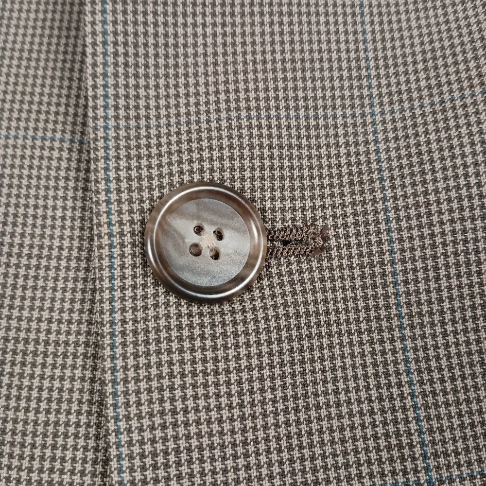 Brooks Brothers 43L Houndstooth Men's Wool‎ Blazer